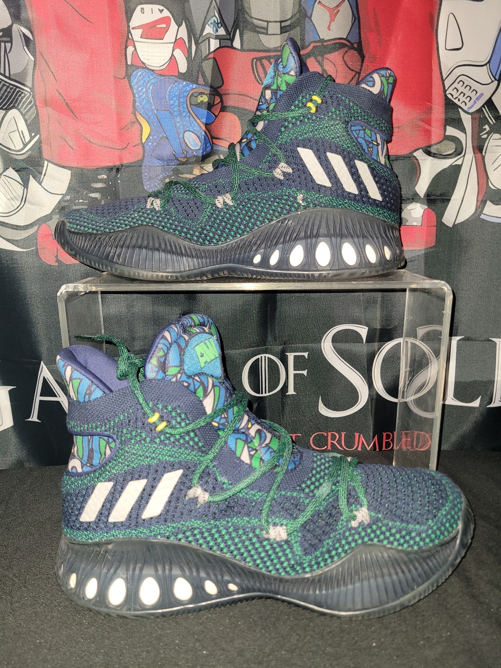 Adidas Crazy Explosive High-Top Knit Sneakers Andrew Wiggins Away